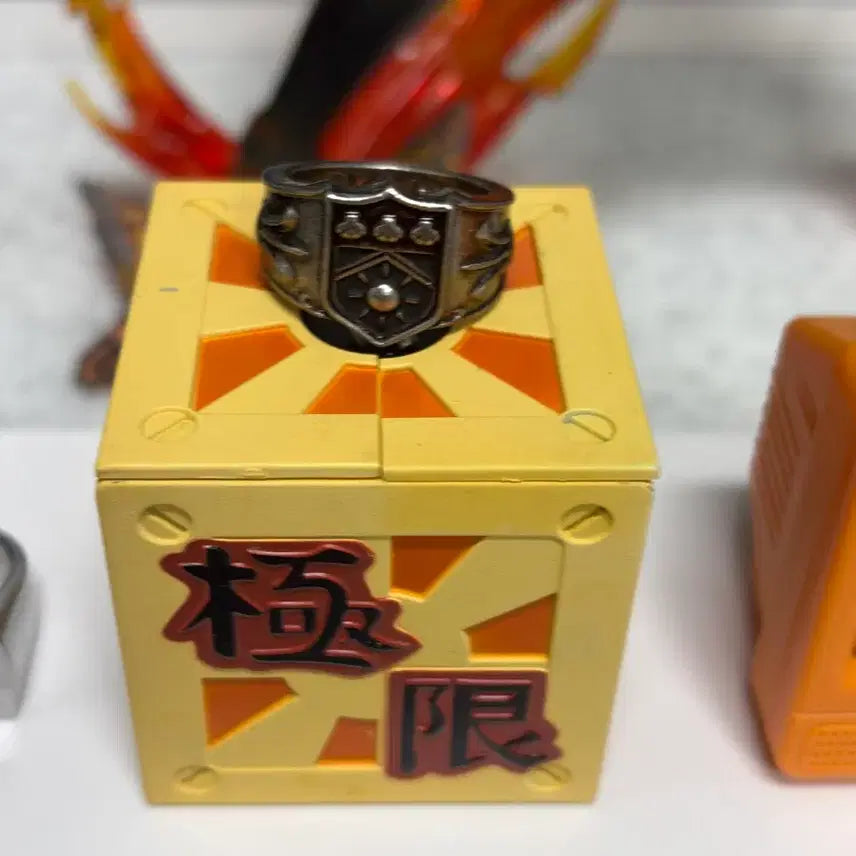 [BUNJANG] Katekyo Hitman Reborn! Vongola Box (Sun) & Rings Set / 가정교사히트맨리본 봉고레박스+반지 (태양) / 봉고레링
