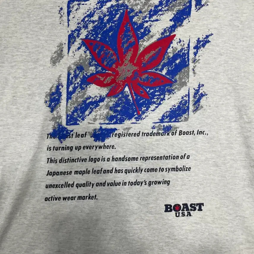 [BUNJANG] BOAST Japan Tennis T-Shirt (Marijuana Wit Logo) / 보스트(BOAST) 재팬 테니스 티셔츠 (마리화나 위트 로고)