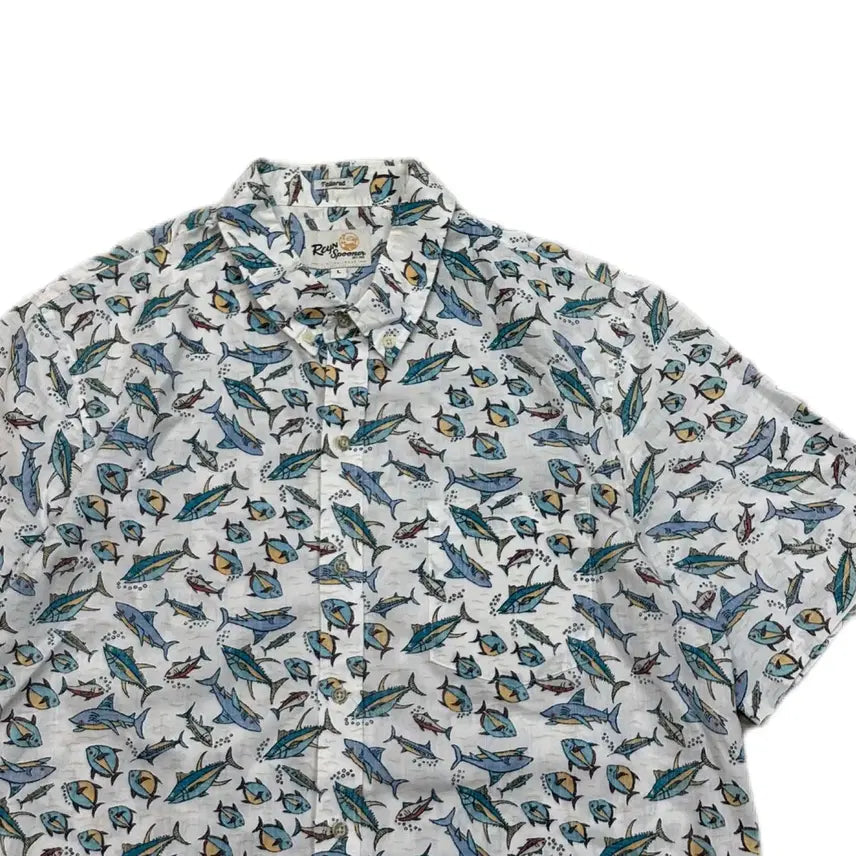 [BUNJANG] Reyn Spooner Hawaiian Fishing Shirt / Reyn Spooner 레인스푸너 하와이안셔츠 피싱셔츠