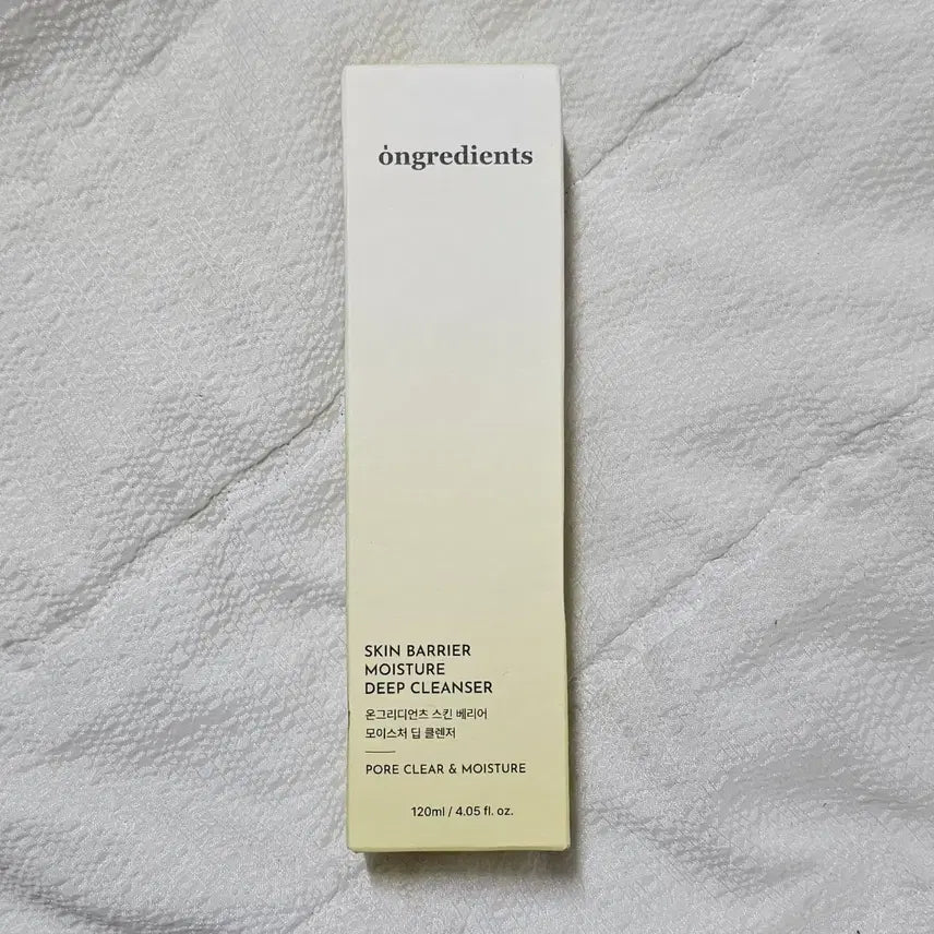 [BUNJANG] Ongredients Skin Barrier Moisture Deep Cleanser 120ml / 온그리디언츠 스킨 베리어 모이스처 딥 클렌저 120ml