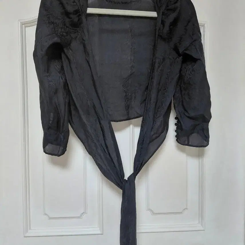 [BUNJANG] Emporio Armani Vintage Drape Wrap Cardigan / 엠포리오 아르마니 빈티지 드레이프 랩 가디건