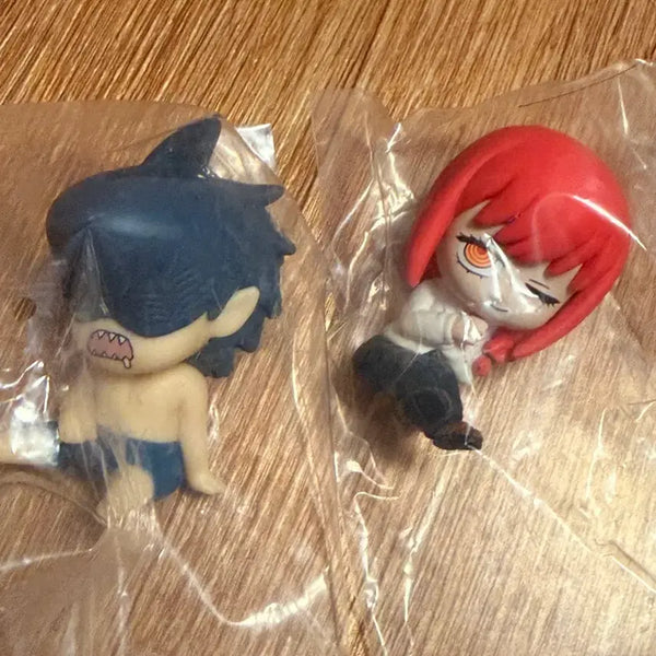[BUNJANG] Chainsaw Man Makima & Beam Shoulder Perching Gacha Figure Bundle Set / 채인소맨 어깨쿵 마키마 & 빔 가챠 일괄