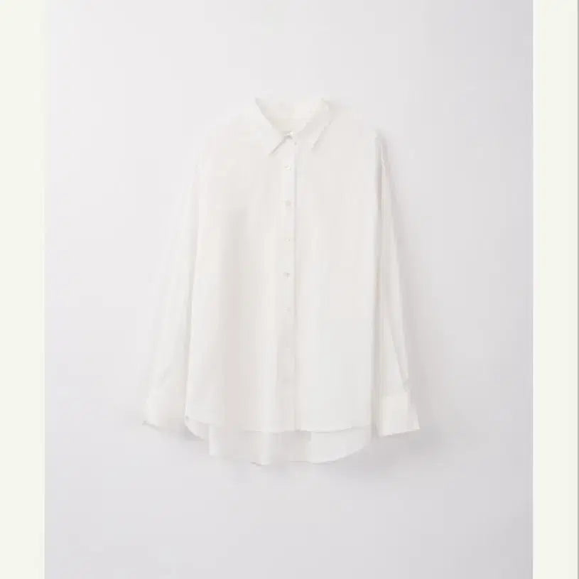[BUNJANG] SIE Hour Loose Cotton Shirt White / 시에 SIE 아워 루즈 코튼 셔츠 화이트