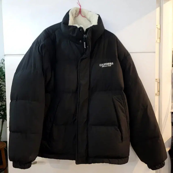 [BUNJANG] WHO.A.U California Reversible Padded Short Jacket / WHO.A.U 캘리포니아 리버서블 패딩 L사이즈 뽀글이패딩/양면숏패딩