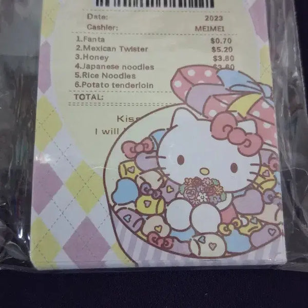[BUNJANG] Hello Kitty & Pochacco Barcode Memo Pad / 키티,포차코 바코드 메모지