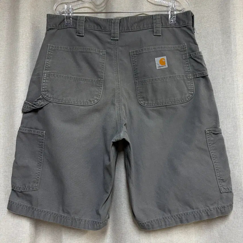 [BUNJANG] Carhartt B147 Carpenter Work Shorts Charcoal Grey W33 / 칼하트 B147 카펜터 워크 쇼츠 차콜그레이 W33