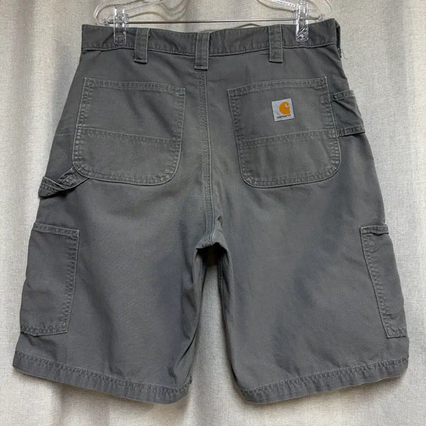 [BUNJANG] Carhartt B147 Carpenter Work Shorts Charcoal Grey W33 / 칼하트 B147 카펜터 워크 쇼츠 차콜그레이 W33