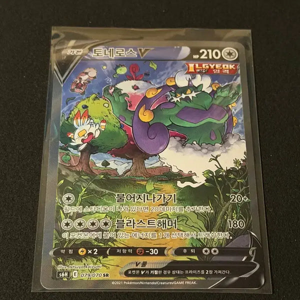 [BUNJANG] Tornadus V SR Special Illustration Pokemon Card / 토네로스 V SR 특일 포켓몬카드