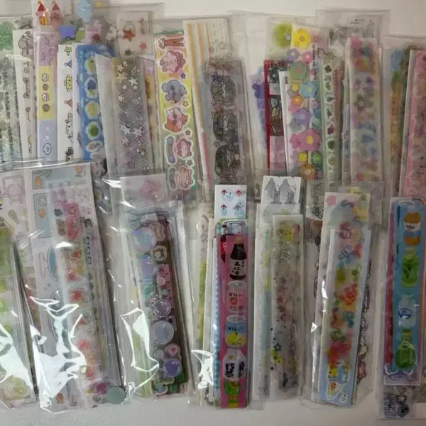 [BUNJANG] Kiss Cut Sticker Random Set (100 Designs) / 100도안 랜덤)랜덤 키스컷 판매 키스컷판매 랜덤키스컷판매 키스컷랜덤