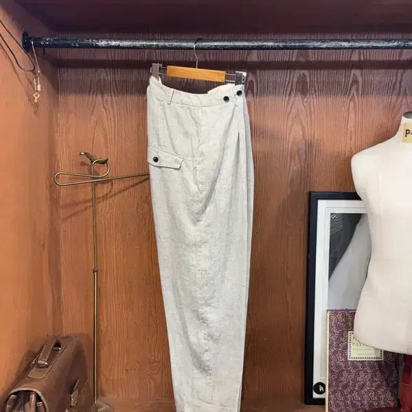 [BUNJANG] Alexandre Mattiussi Linen Pants Size 32 / 알렉산드르 마나미스 린넨 팬츠 32