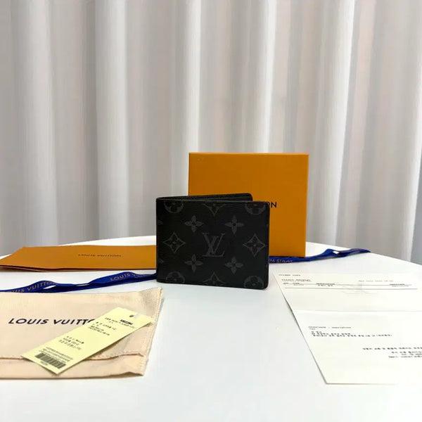 [BUNJANG] Louis Vuitton Eclipse Slender Wallet / [백화점 / 정품] 루이비통 이클립스 슬렌더 월릿 반지갑