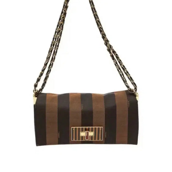 [BUNJANG] Fendi Claudia Shoulder Bag Small Canvas / Fendi 팬디 캔버스 클라우디아 숄더백