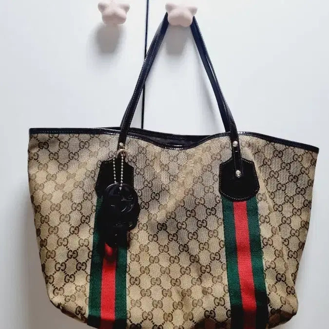 [BUNJANG] Gucci Canvas Shopper Bag / 구찌 쇼퍼백 캔버스