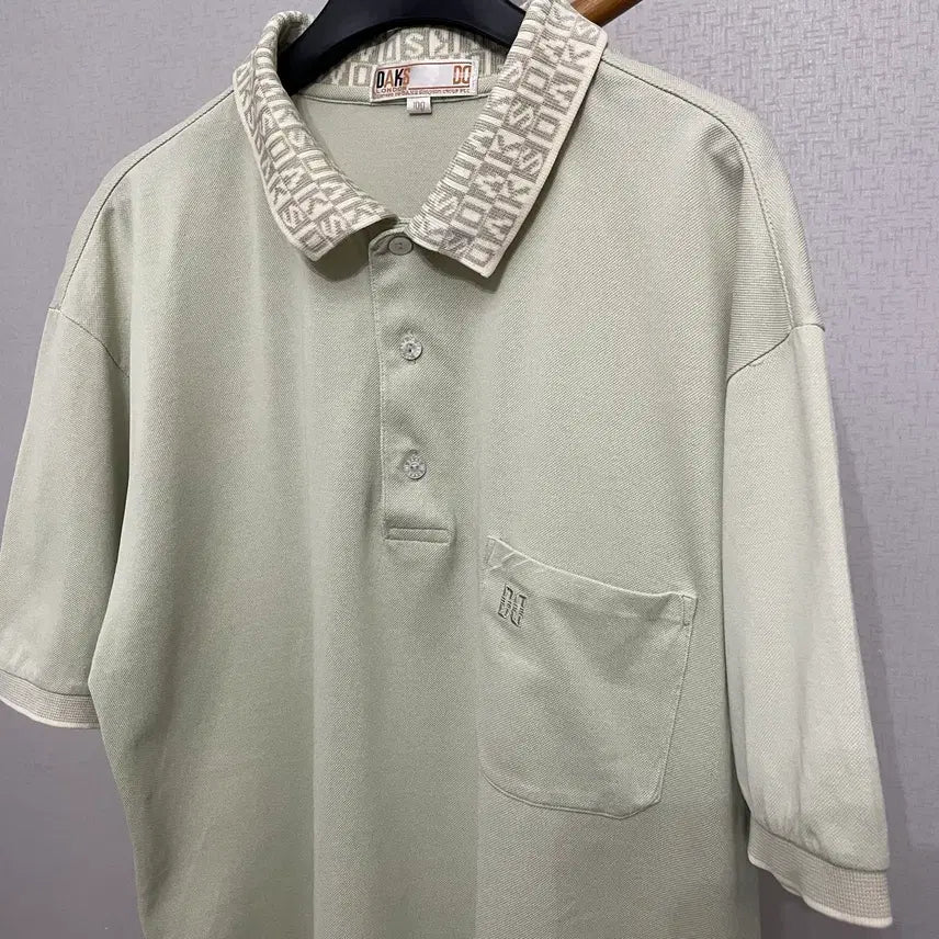 [BUNJANG] Daks Olive Men's Collar T-shirt Size 100 / 닥스 올리브 남성카라티 100
