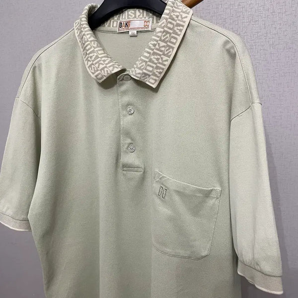 [BUNJANG] Daks Olive Men's Collar T-shirt Size 100 / 닥스 올리브 남성카라티 100