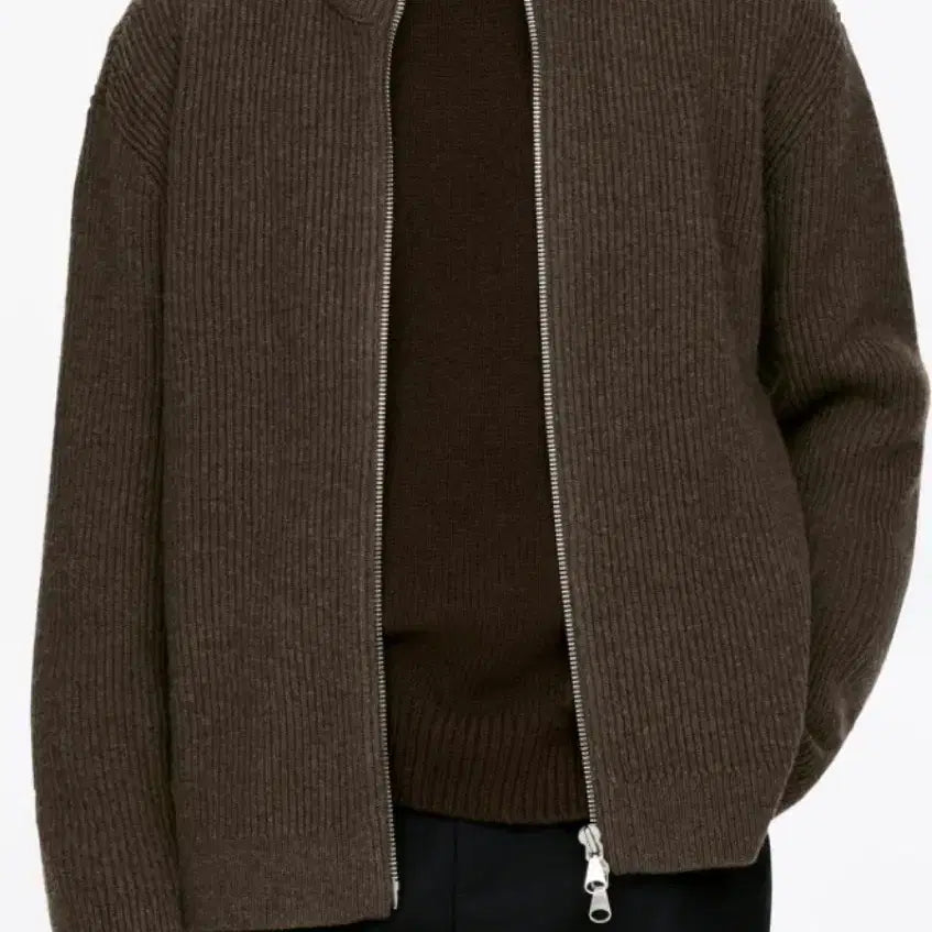 [BUNJANG] Arket Nativ Wool Zip Cardigan S / 아르켓 나티바 울 지퍼 가디건 S
