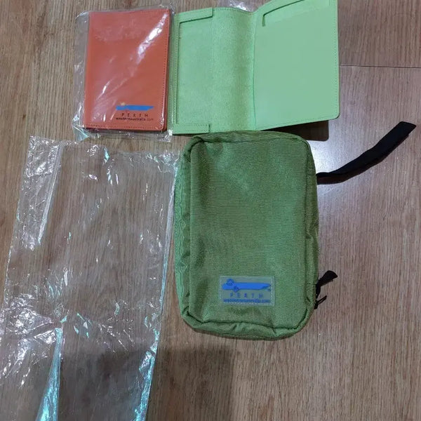 [BUNJANG] Perse Pouch & Notebook Cover Set / 퍼스 파우치 &수첩 커버 세트
