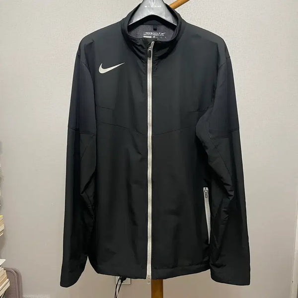 [BUNJANG] Nike Golf Black Windbreaker Jacket - Medium / 나이키 골프 바람막이 자켓 블랙 M