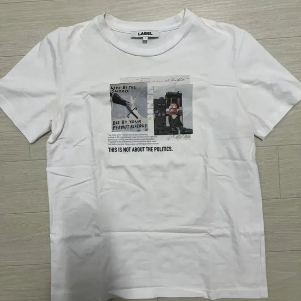 [BUNJANG] Label Archive Graphic T-Shirt (Women's) / 라벨 아카이브 반팔 티셔츠(여성용)