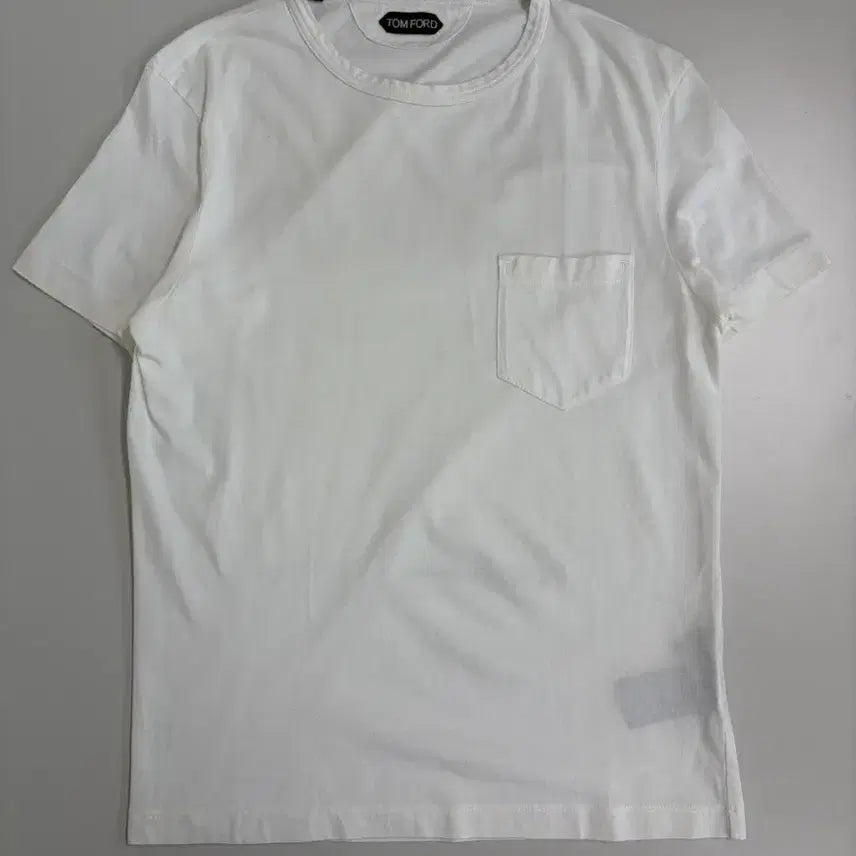 [BUNJANG] Tom Ford Men's Pocket Detail Round Neck Short Sleeve T-Shirt / [정품] 톰포드 포켓 포인트 라운드 반팔 티셔츠