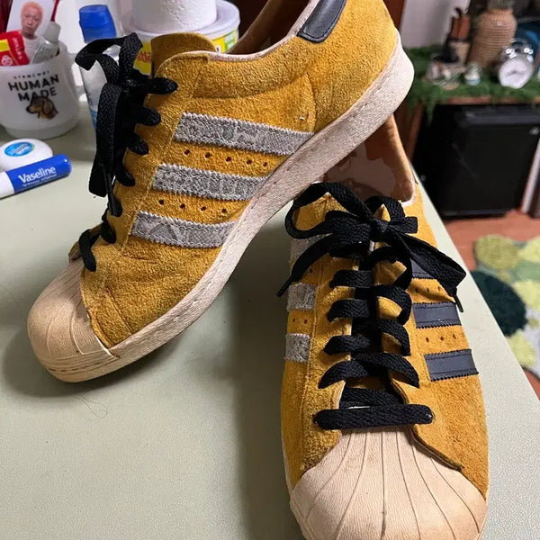 [BUNJANG] Vintage Adidas Superstar Suede Sneakers / 빈티지 아디다스 슈퍼스타