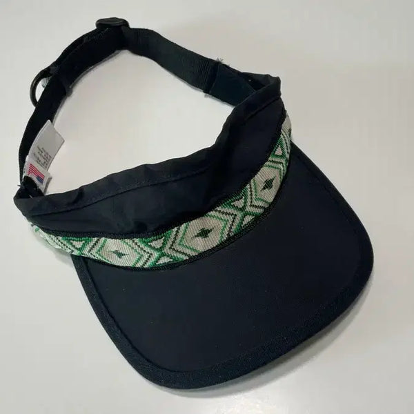 [BUNJANG] Kavu Sun Visor Black Mint Pattern / 카부 선바이저