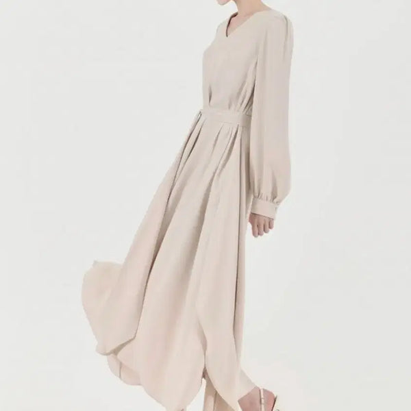 [BUNJANG] Grace Yu V-Neck Fulling Dress / 그레이스유 브이넥 훌링 원피스