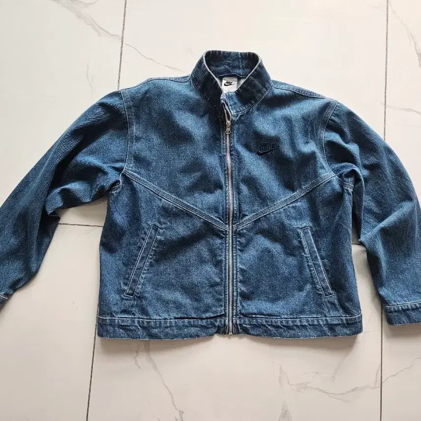 [BUNJANG] Nike Denim Jacket XL / [정품/미착용] 나이키 데님 자켓 XL (여 55-66)