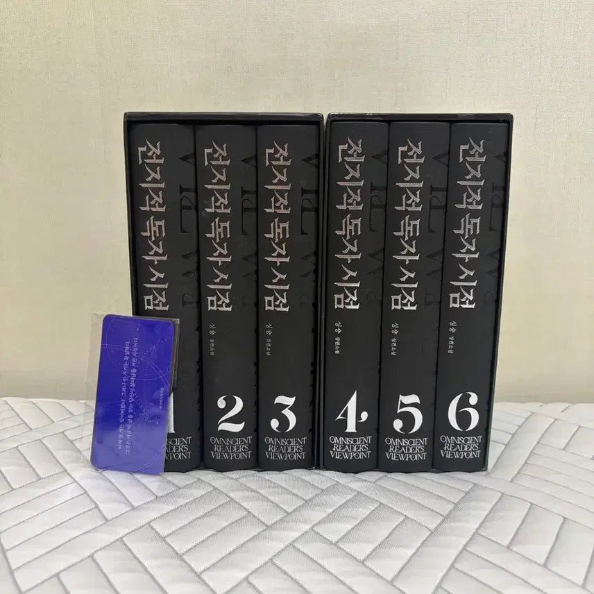[BUNJANG] Omniscient Reader's Viewpoint Hardcover Set Volumes 1-6 with Bookmark / 전지적 독자 시점 양장본 1-6권 + 책갈피