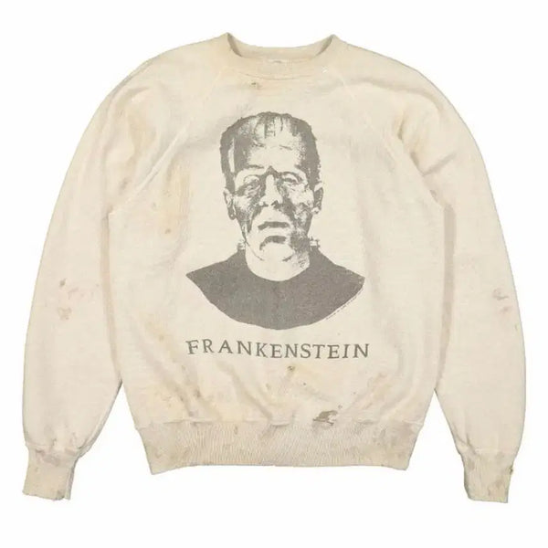 [BUNJANG] Saint Michael Frankenstein Sweatshirt / [L] 세인트 미카엘 프랑켄슈타인 스웻셔츠