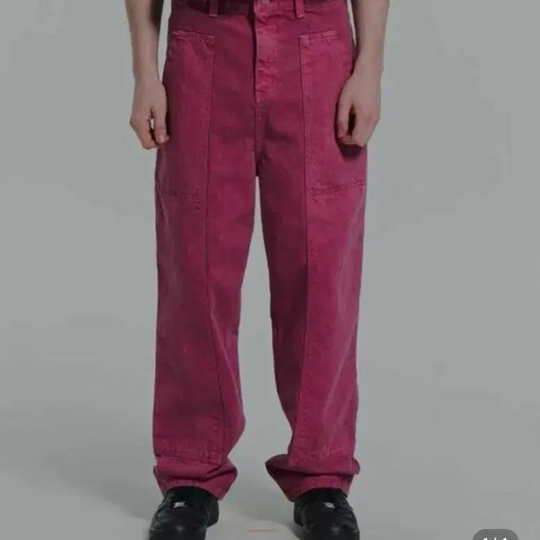 [BUNJANG] Plastic Product MPa Hammer Pants Pink / [L] 플라스틱프로덕트 MPa HAMMER PANTS 핑크