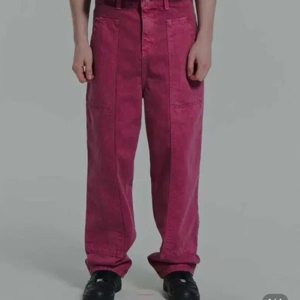 [BUNJANG] Plastic Product MPa Hammer Pants Pink / [L] 플라스틱프로덕트 MPa HAMMER PANTS 핑크