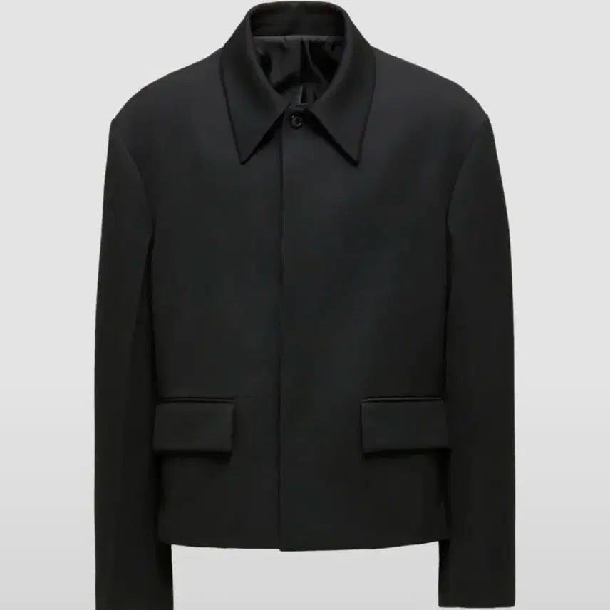 [BUNJANG] COER Cropped Wool Hidden Blazer / [L] 쿠어 크롭 울 히든 블레이저