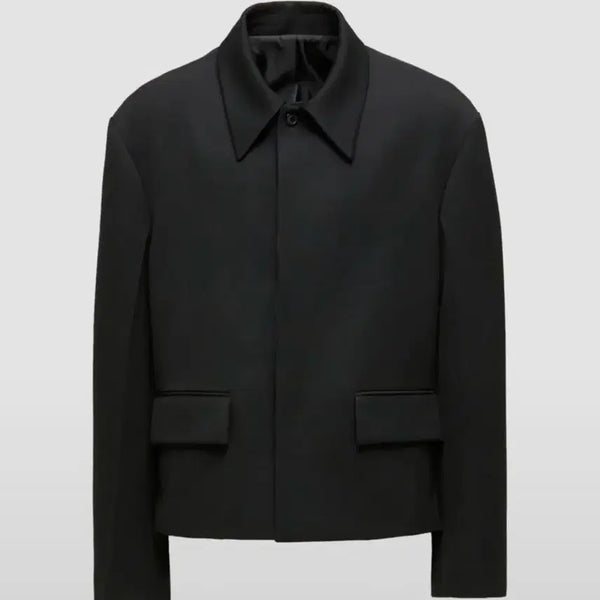 [BUNJANG] COER Cropped Wool Hidden Blazer / [L] 쿠어 크롭 울 히든 블레이저