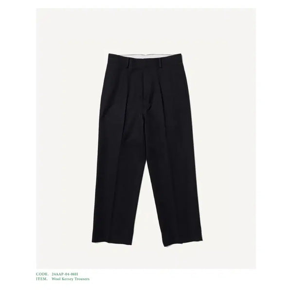 [BUNJANG] Apresse Wool Wide Trousers Size 2 Charcoal / 아프레쎄 울커지 트라우저 2사이즈 차콜