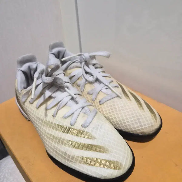 [BUNJANG] Adidas Kids Soccer Cleats Gold Size 210 / 키즈 아디다스 축구화 210 골드