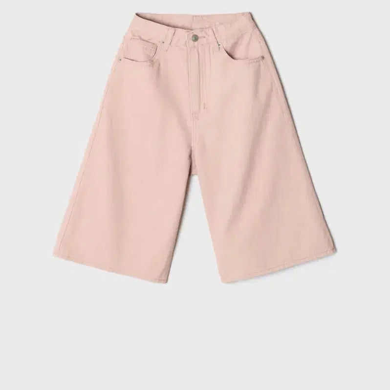 [BUNJANG] SPAO Pigment Bermuda Pants Pink / 스파오 피그먼트 버뮤다 팬츠 핑크