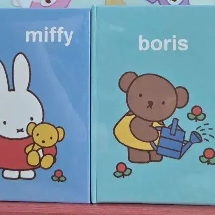 [BUNJANG] Miffy & Boris Character Mini Notebook Set (4 Types) / 미피 보리스 캐릭터 미니 노트 4종 세트