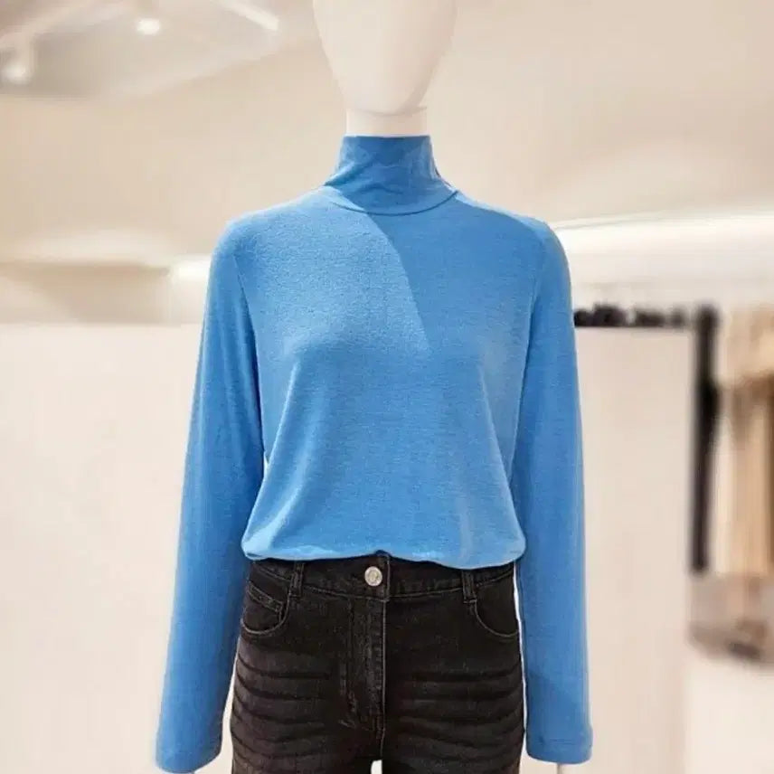 [BUNJANG] Juke Black Turtleneck T-Shirt / 쥬크 목폴라 66사이즈 [새상품]