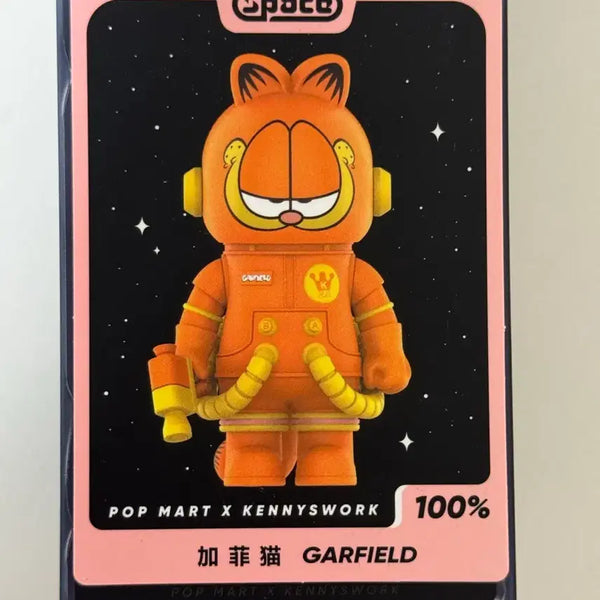 [BUNJANG] Pop Mart Mega Space Molly Series 3 100% Garfield Molly / 미개봉)팝마트 메가 스페이스몰리 시리즈 3탄 100% 가필드 몰리100%