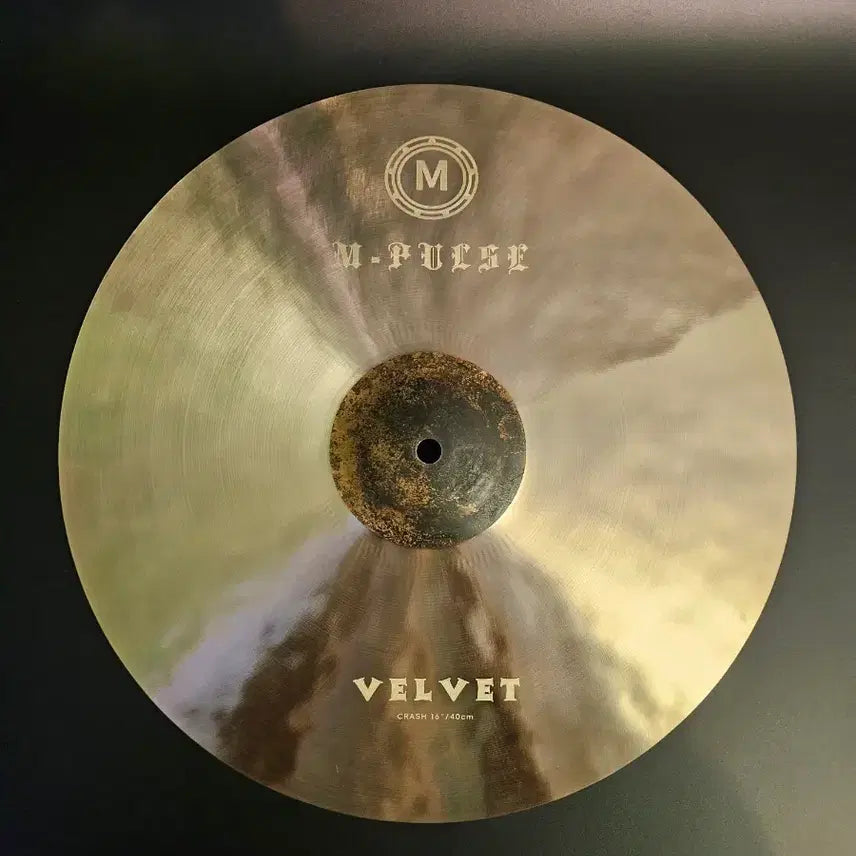 [BUNJANG] M-PULSE Velvet 16-inch B20 Bronze Crash Cymbal / 16인치 크래쉬심벌(새상품) 모델 : 벨벳