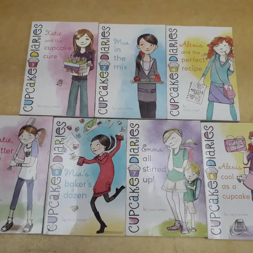 [BUNJANG] Simon Spotlight Cupcake Diaries Chapter Books (7 Volumes) / Simon Sportlight Cupcake Diaries 챕터북