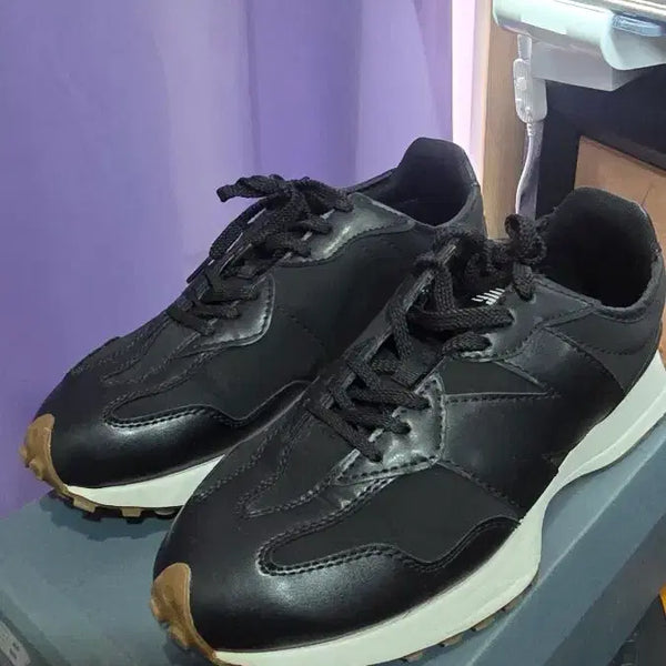 [BUNJANG] New Balance 327 Black/White Sneakers / 뉴발란스 327 검흰 스니커즈