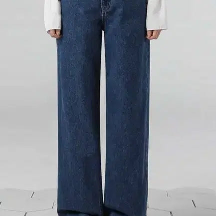 [BUNJANG] Urban Dress Wide Denim Pants / 어반드레스 와이드 데님팬츠