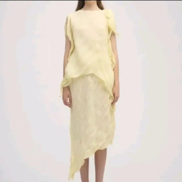[BUNJANG] Issey Miyake Wrinkled Twist Top / 이세이미야케 링클드트위스트 탑