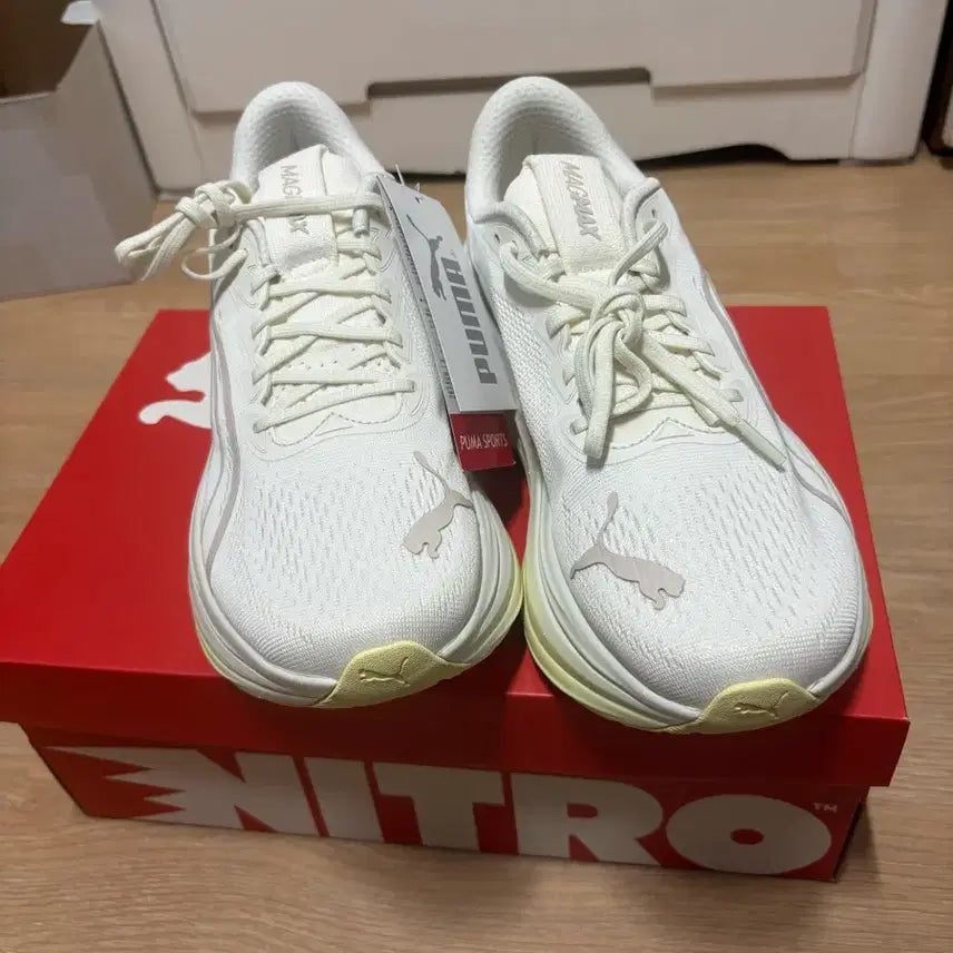 [BUNJANG] Puma Magma Flux Nitro Warm White Gold Moon / 푸마 매그맥스 나이트로 웜 화이트 골드 문