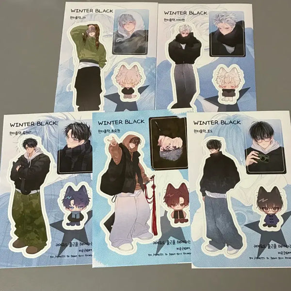 [BUNJANG] Aespa Winter Black Sticker / 괴담출근 용사님 윈터블랙 스티커 양도