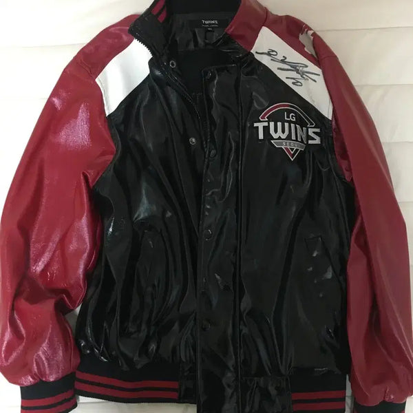 [BUNJANG] LG Twins Baseball Jacket (Size 95) / 엘지트윈스 유광 잠바 판매