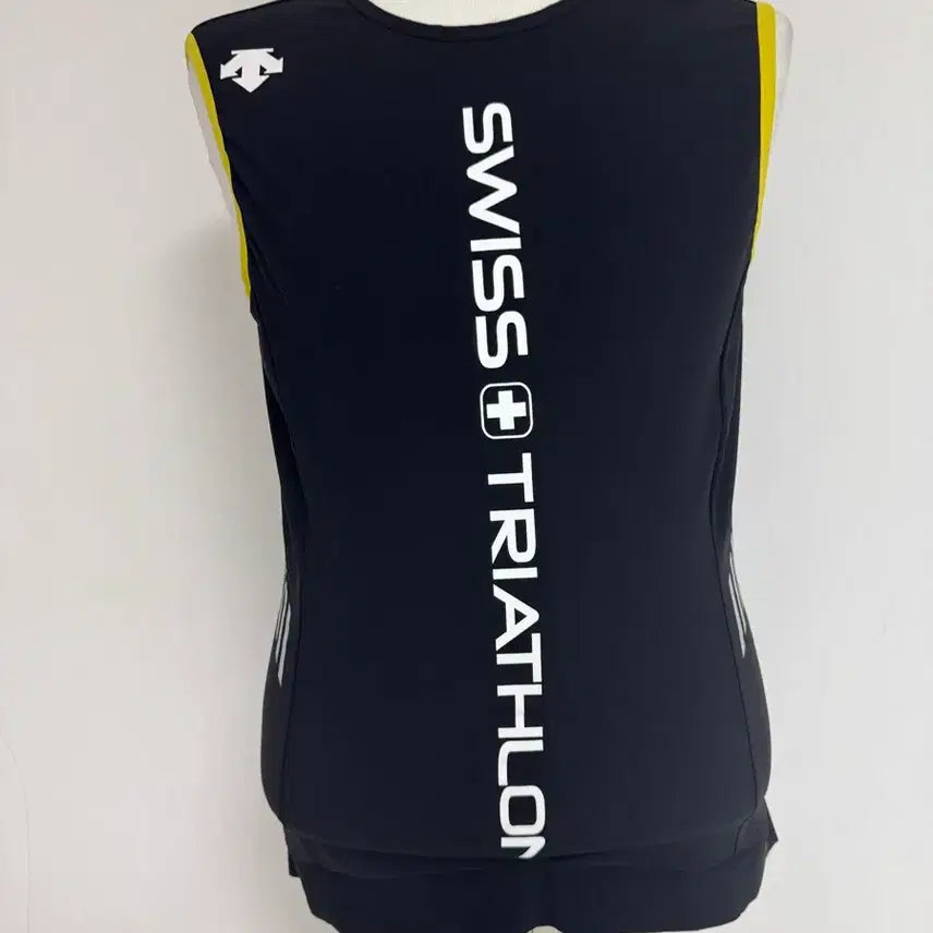 [BUNJANG] Descente Swiss Triathlon Vest Black / 데상트 스위스 트라이애슬론 조끼 95 블랙 정품