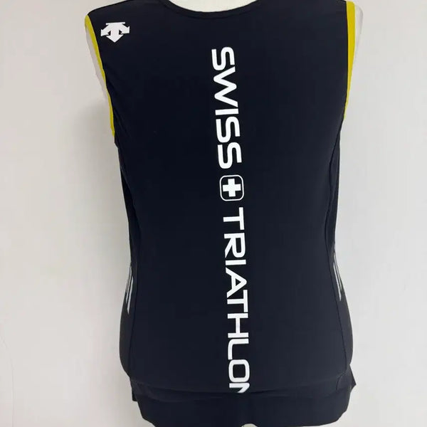 [BUNJANG] Descente Swiss Triathlon Vest Black / 데상트 스위스 트라이애슬론 조끼 95 블랙 정품